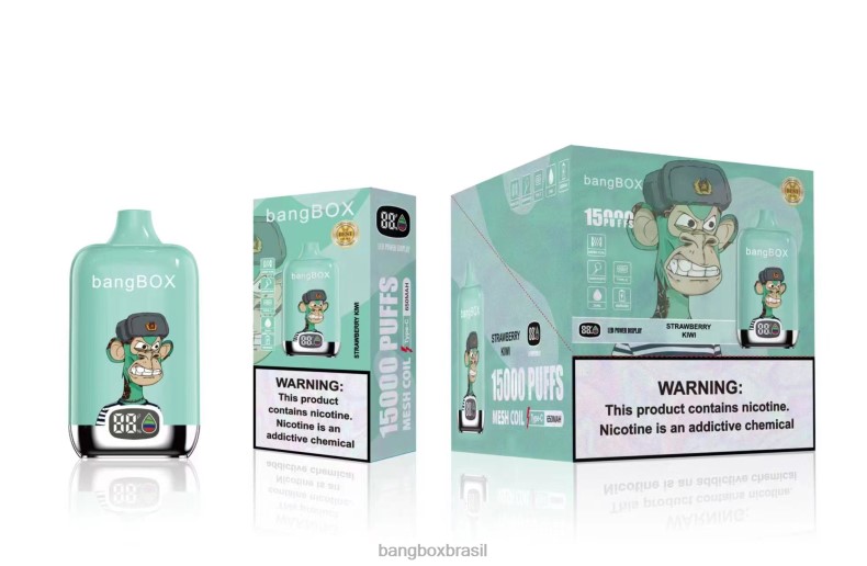 Bang Box Brasil - Bang Box 15.000 baforadas kiwi morango 4HB2R39