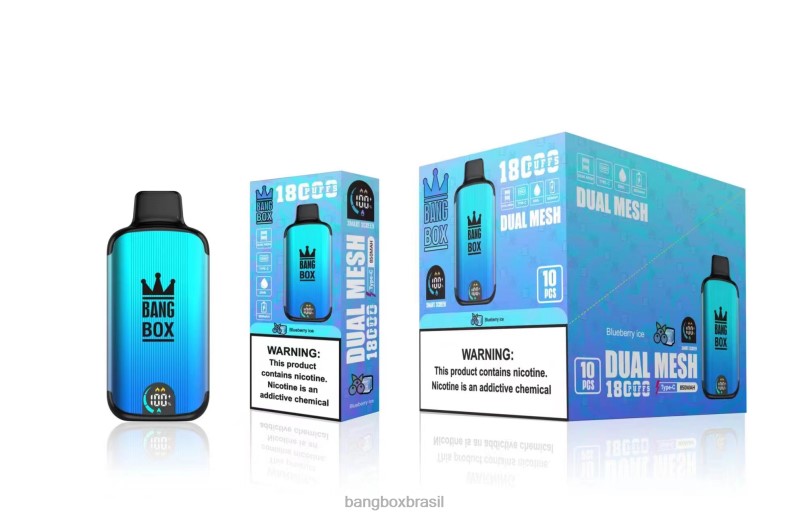 Bang Box Brasil - Bang Box 18.000 baforadas gelo de mirtilo 4HB2R90
