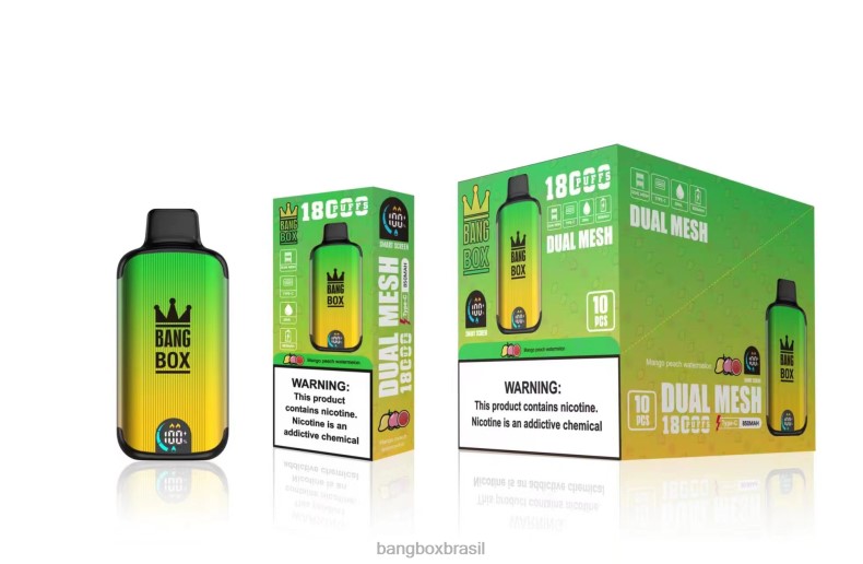 Bang Box Vape Review - Bang Box 18.000 baforadas manga, pêssego, melancia 4HB2R89