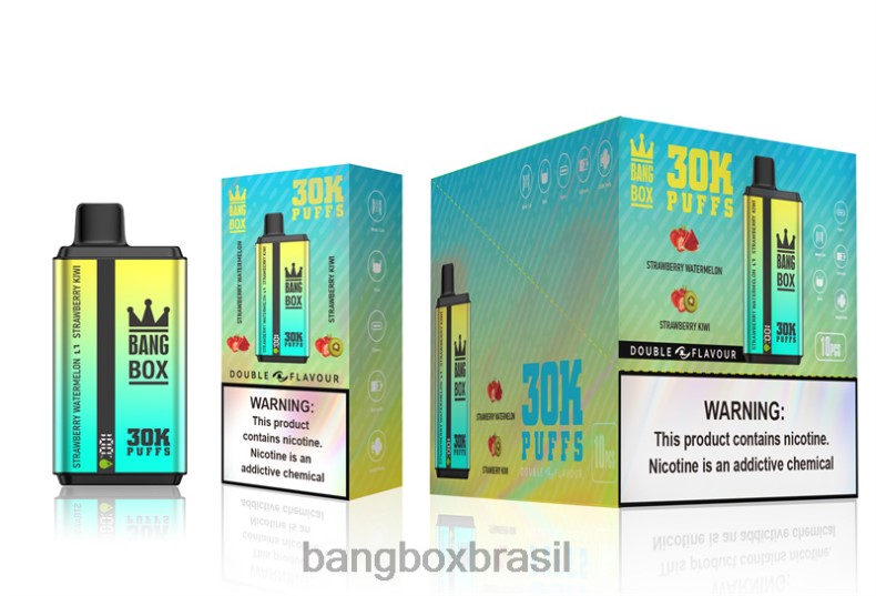 Bang Box Vape Price - Bang Box 30.000 baforadas sabores duplos melancia morango e kiwi morango 4HB2R64