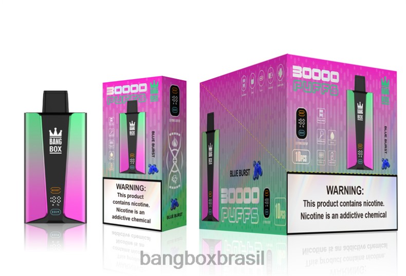 Bang Box Vape Price - Bang Box Tela inteligente de 30.000 baforadas explosão azul 4HB2R82